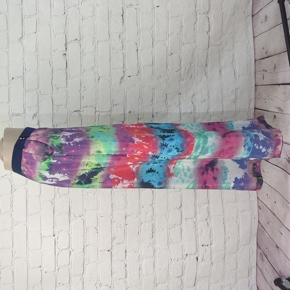 WALTER BAKER W118 Skirt Stripe Floral Maxi 4 - Picture 3 of 7